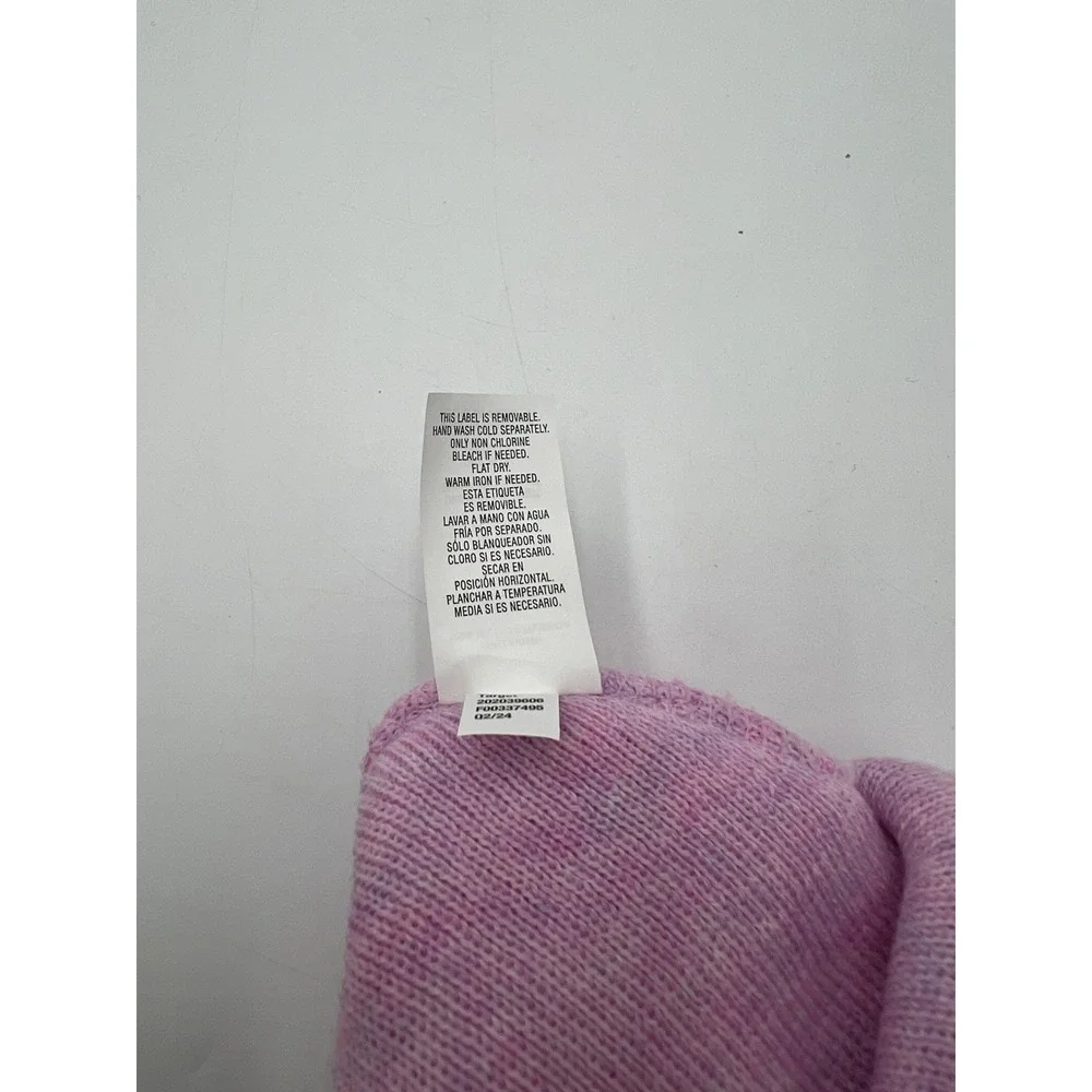 Cat & Jack Pink Knit Cuffed Beanie Hat Kids One Size NWT Target Winter Cap